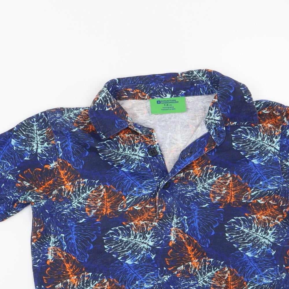 Mountain Warehouse Boys Blue Geometric  Basic Casual Size 7-8 Years