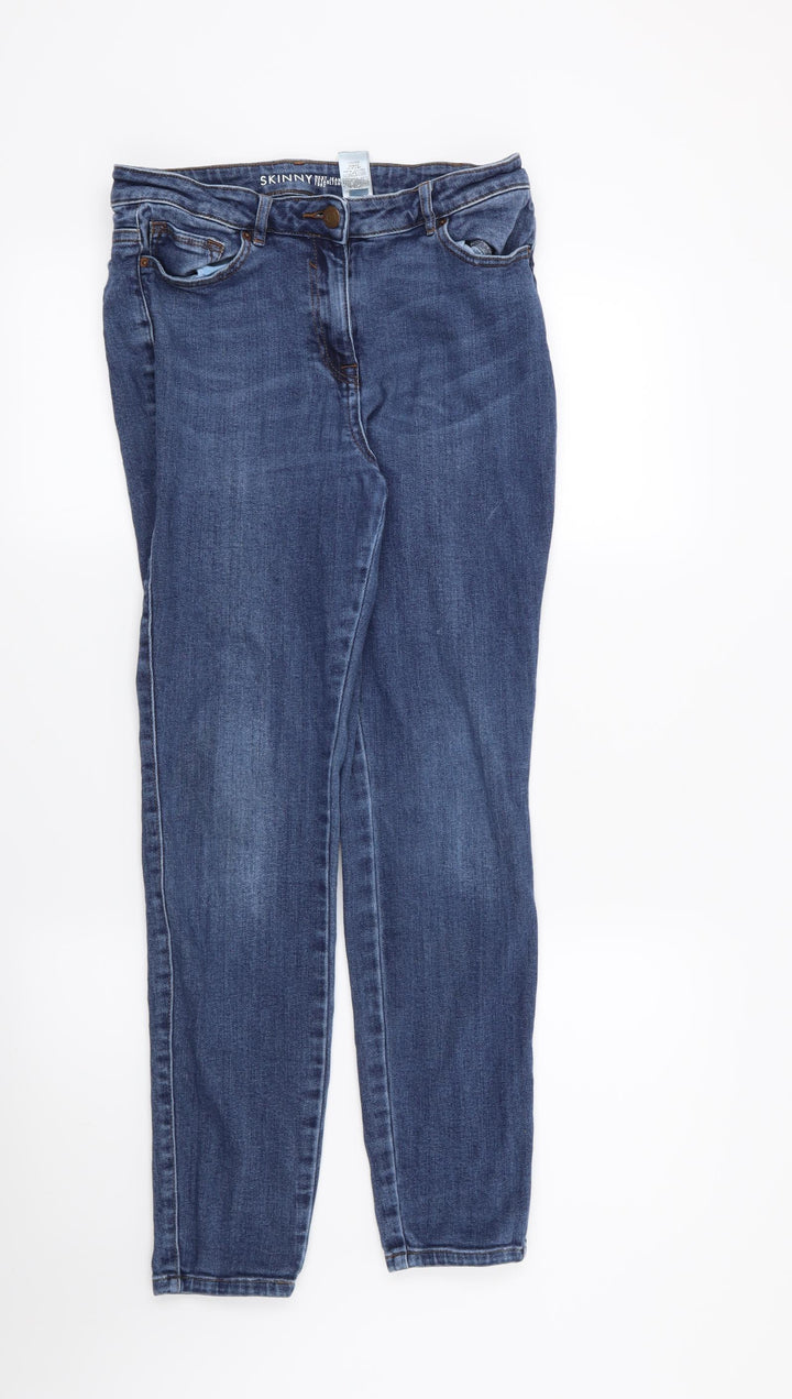 NEXT Womens Blue Skinny Jeans Size 32 in L27 in