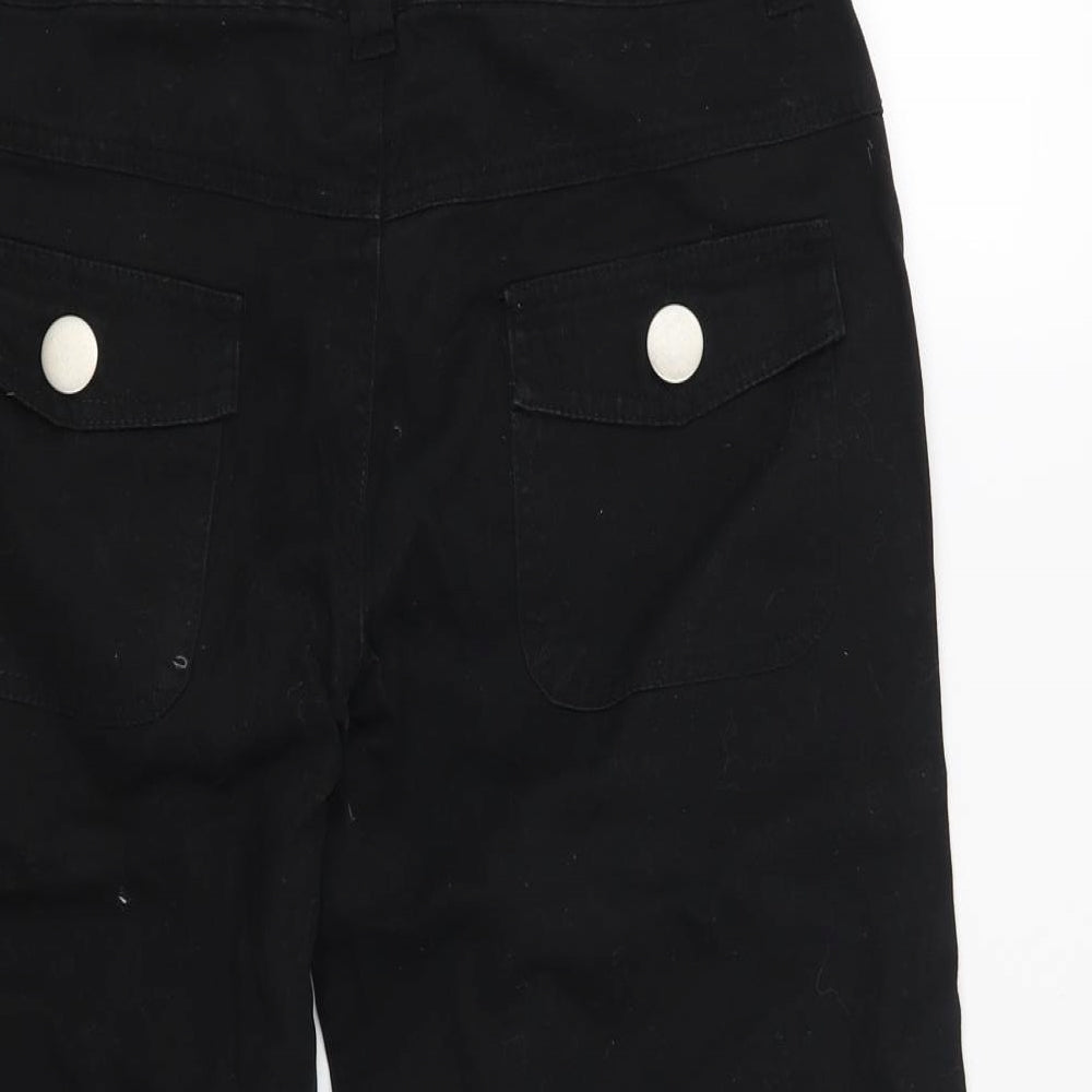 Preworn Womens Black   Cut-Off Shorts Size 8