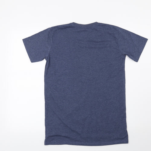 Preworn Boys Blue   Basic T-Shirt Size 12 Years  - Eat Sleep Scoot Repeat