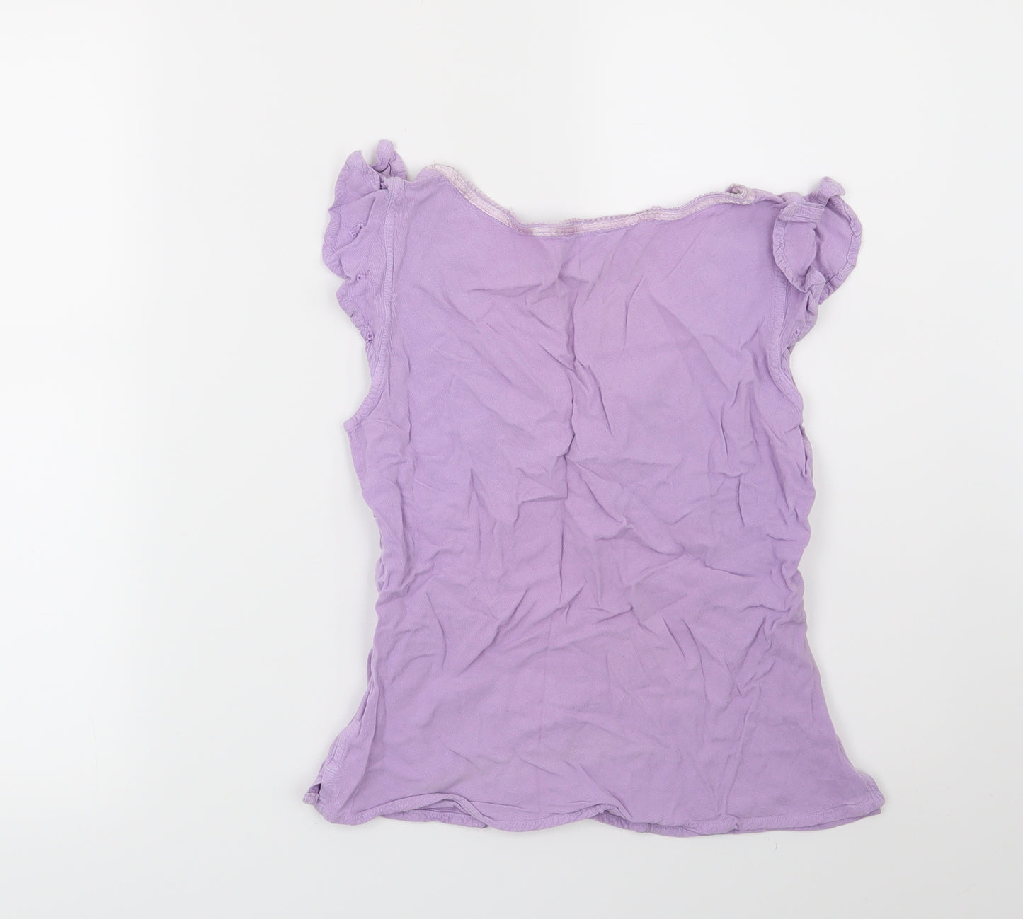 River Island Womens Purple Floral  Basic Blouse Size 10
