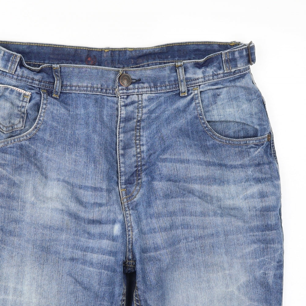 Matalan Mens Blue   Bermuda Shorts Size 36