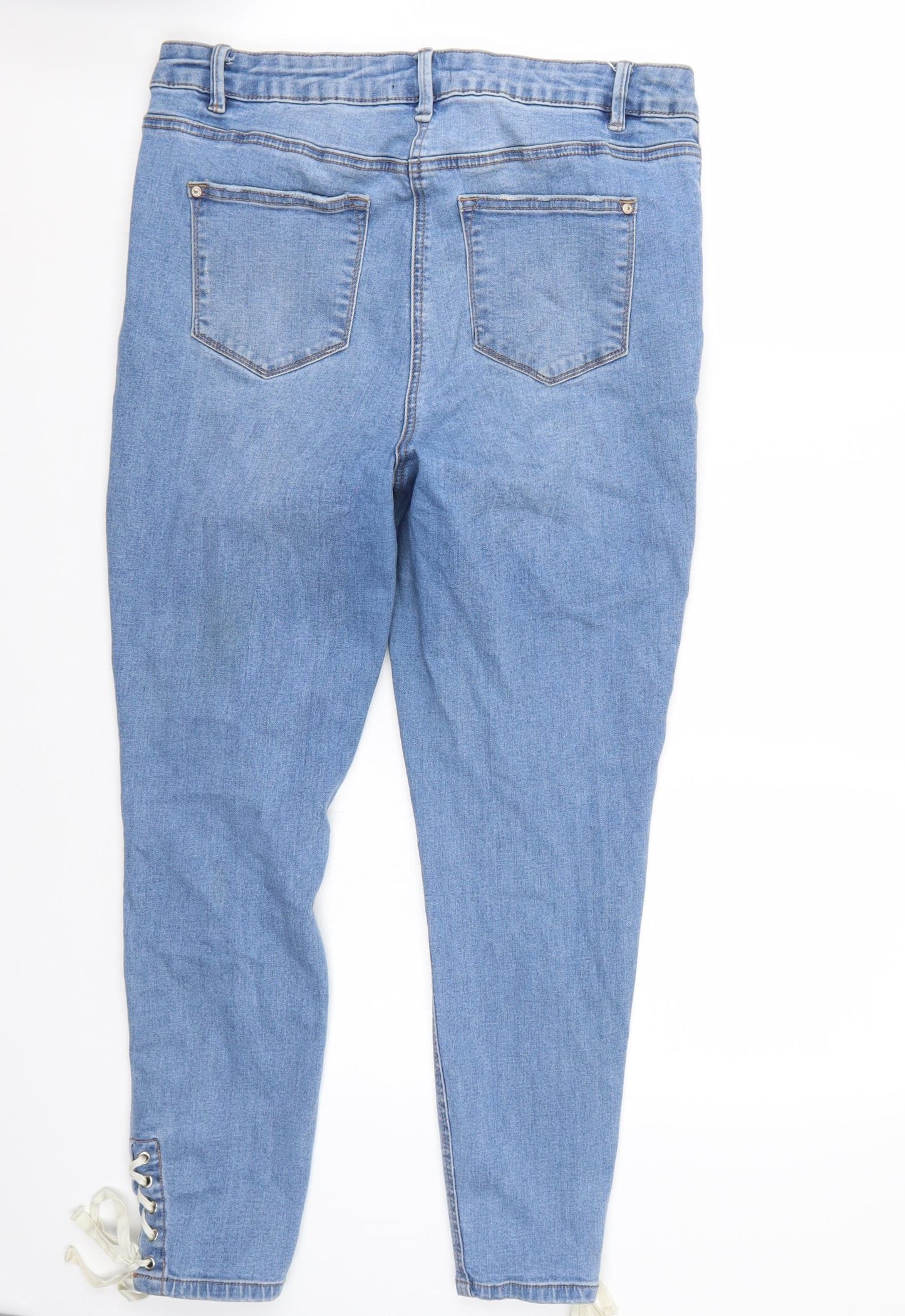 Denim Womens Blue   Skinny Jeans Size 16 L27 in
