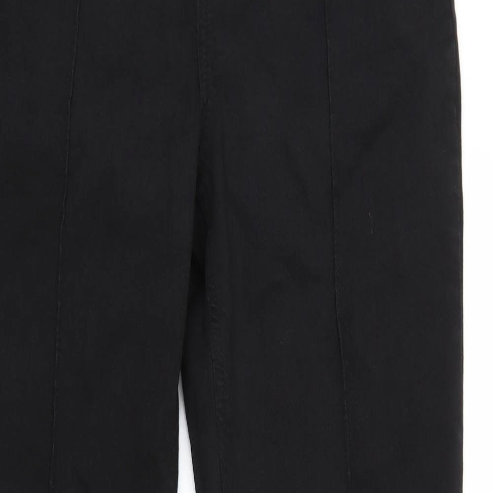 Topshop Womens Black   Straight Jeans Size 28 L30 in