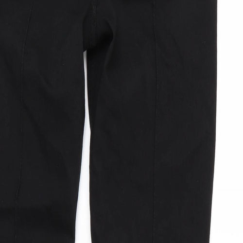 Topshop Womens Black   Straight Jeans Size 28 L30 in