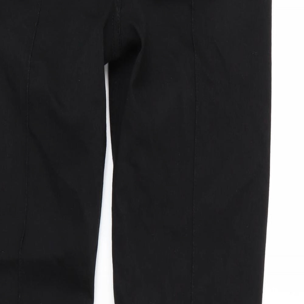 Topshop Womens Black   Straight Jeans Size 28 L30 in