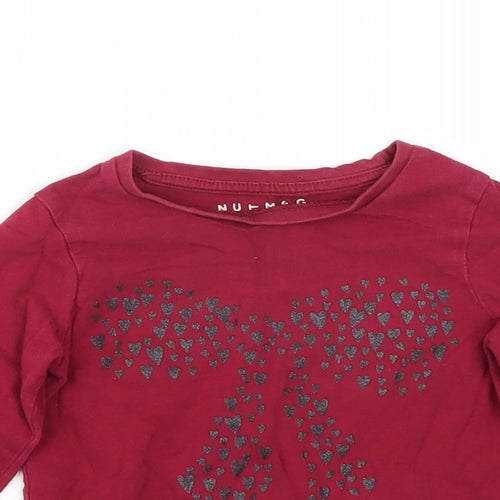 Nutmeg Girls Purple   Basic T-Shirt Size 2-3 Years