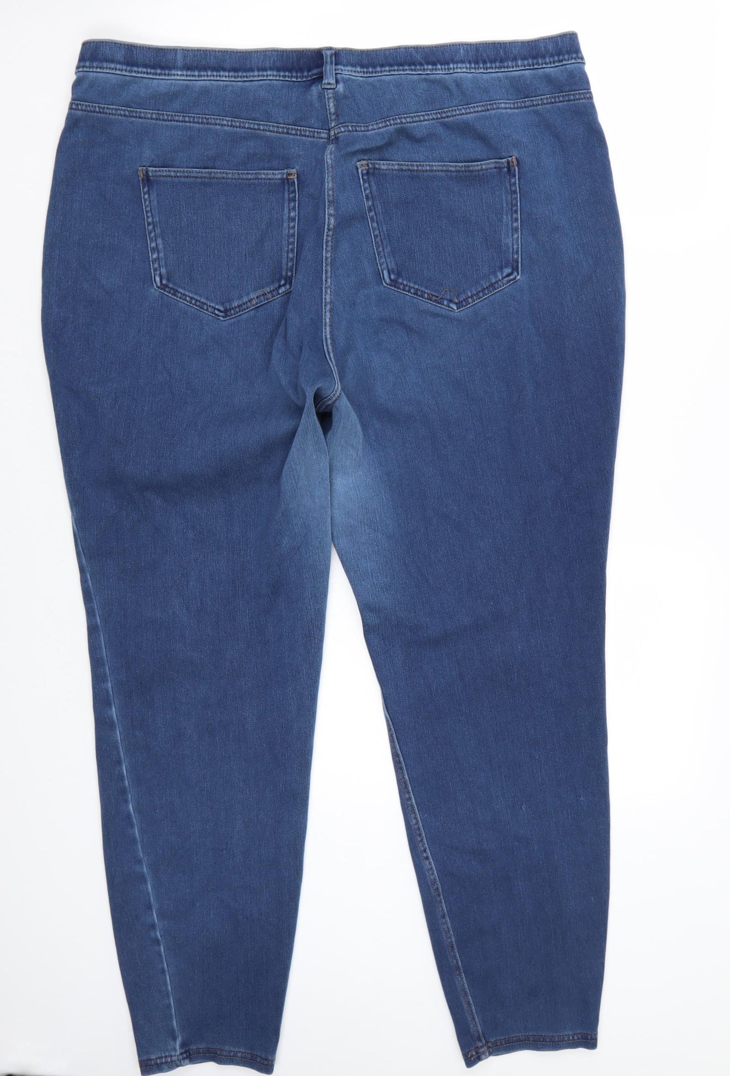 NEXT Womens Blue   Skinny Jeans Size 20 L28 in