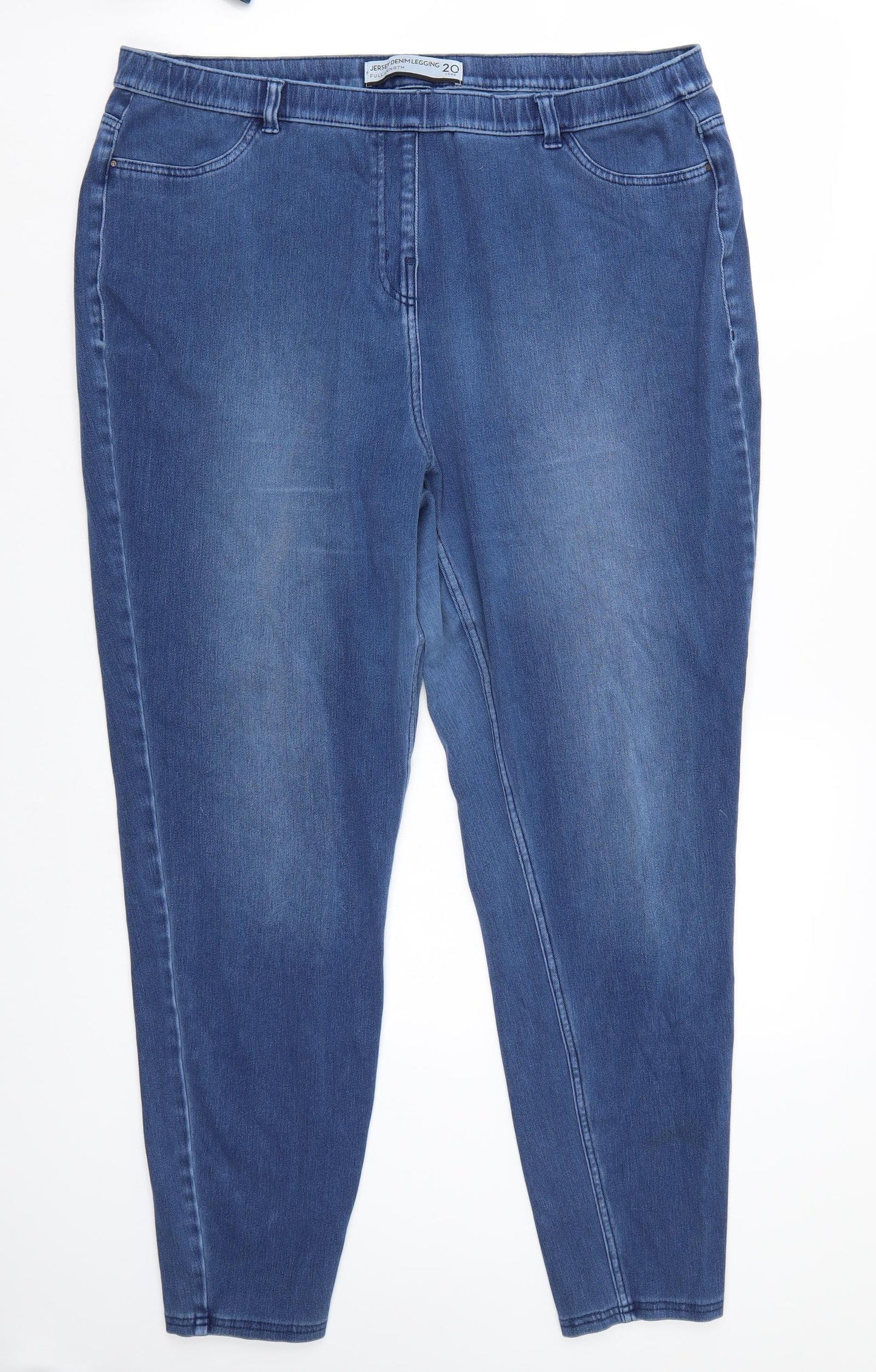 NEXT Womens Blue   Straight Jeans Size 20 L28 in