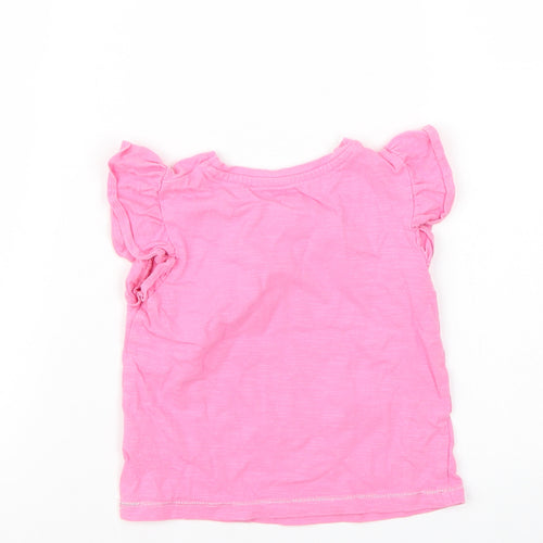 Very Girls Pink   Basic T-Shirt Size 18-24 Months