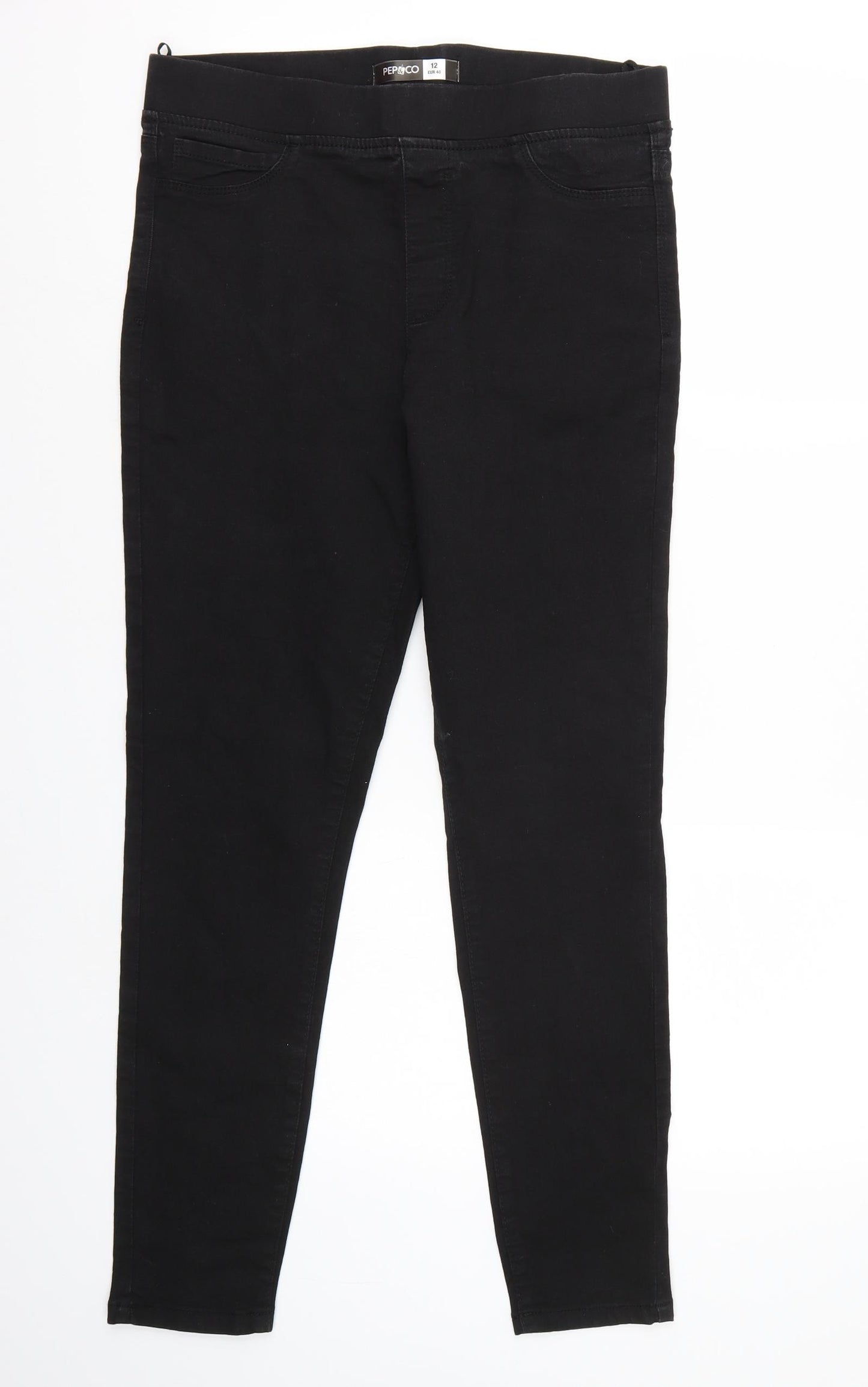 Pep & co Womens Black   Skinny Jeans Size 16 L28 in