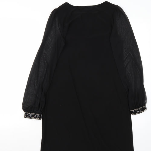 Dorothy Perkins Womens Black   A-Line  Size 8