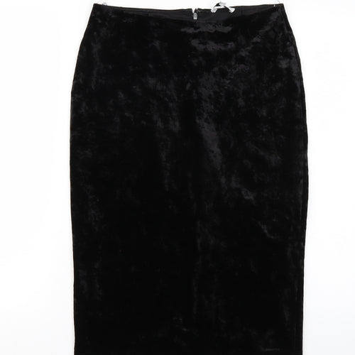 Warehouse Womens Black   A-Line Skirt Size 12