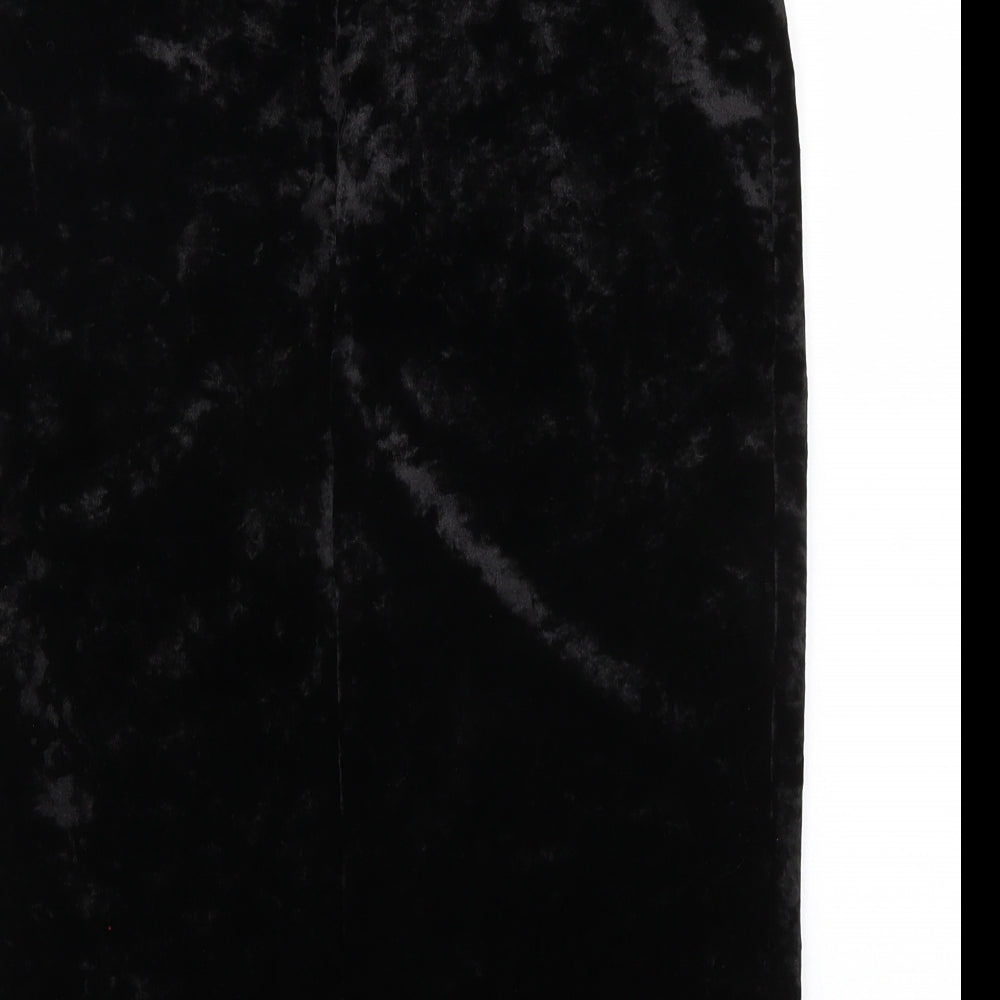 Warehouse Womens Black   A-Line Skirt Size 12