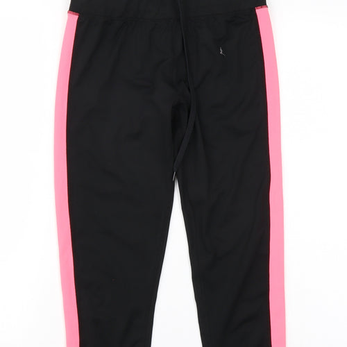 Workout Womens Black   Sweatpants Trousers Size 10