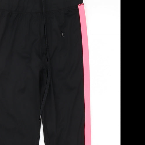 Workout Womens Black   Sweatpants Trousers Size 10