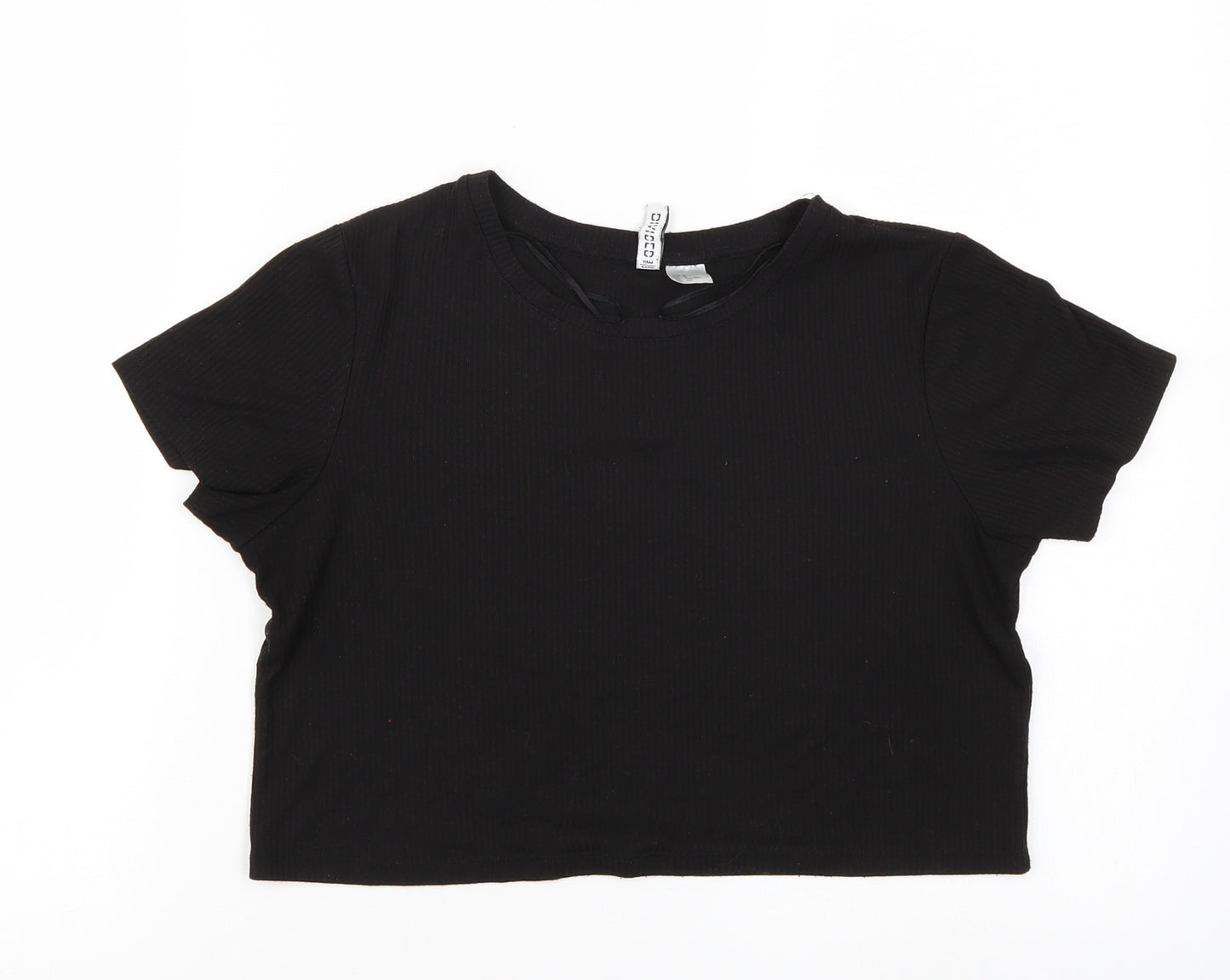 H&M Womens Black   Basic T-Shirt Size S