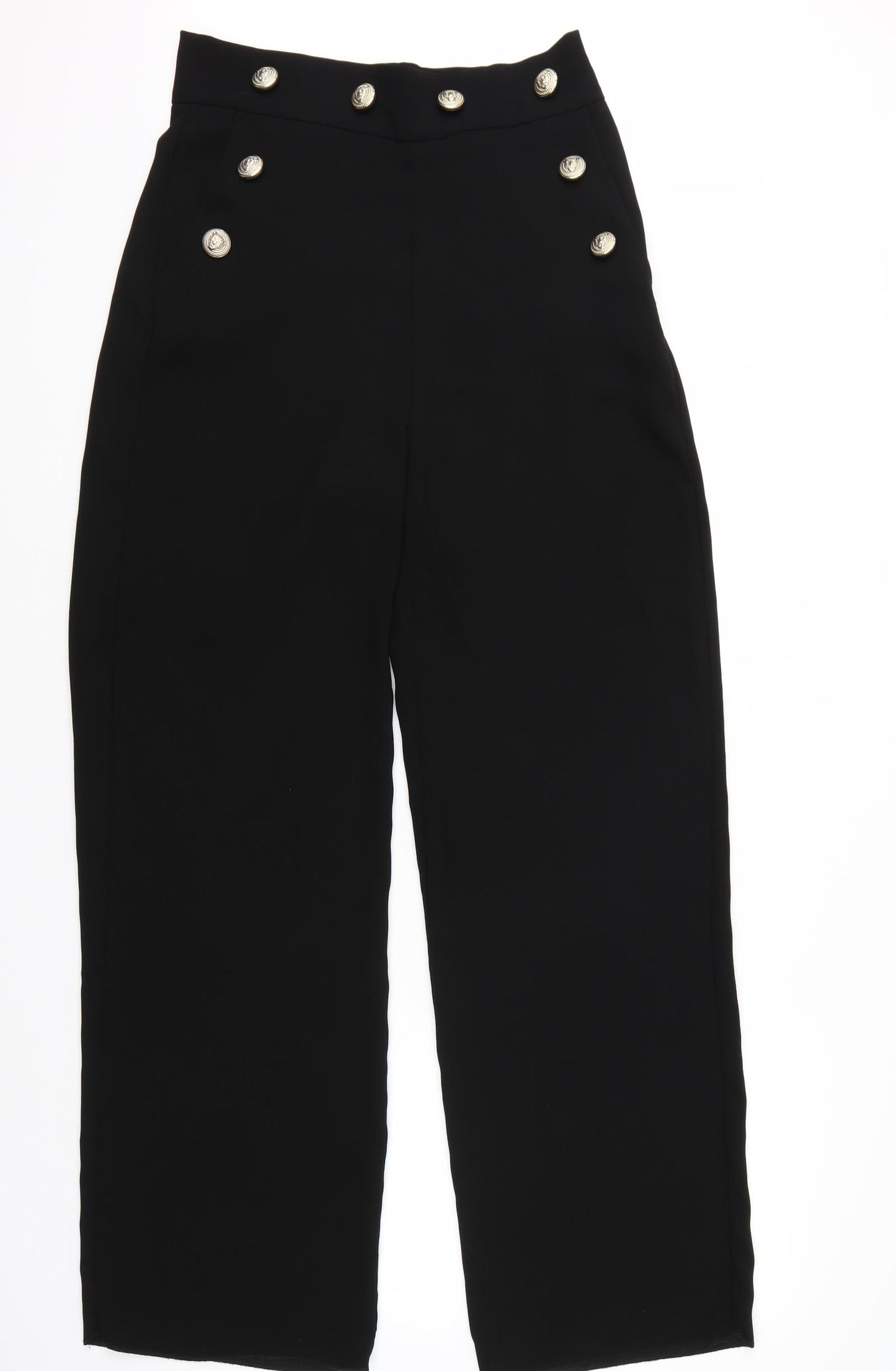 Riverisland Womens Black   Trousers  Size 12 L32 in