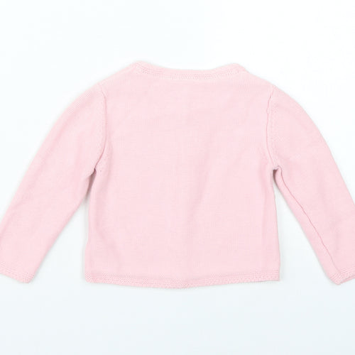 Nutmeg Girls Pink   Cardigan Jumper Size 12-18 Months