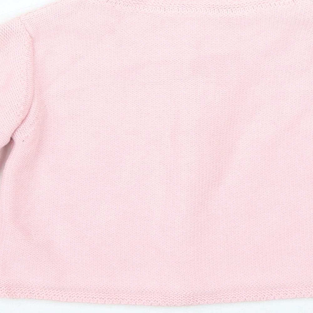 Nutmeg Girls Pink   Cardigan Jumper Size 12-18 Months