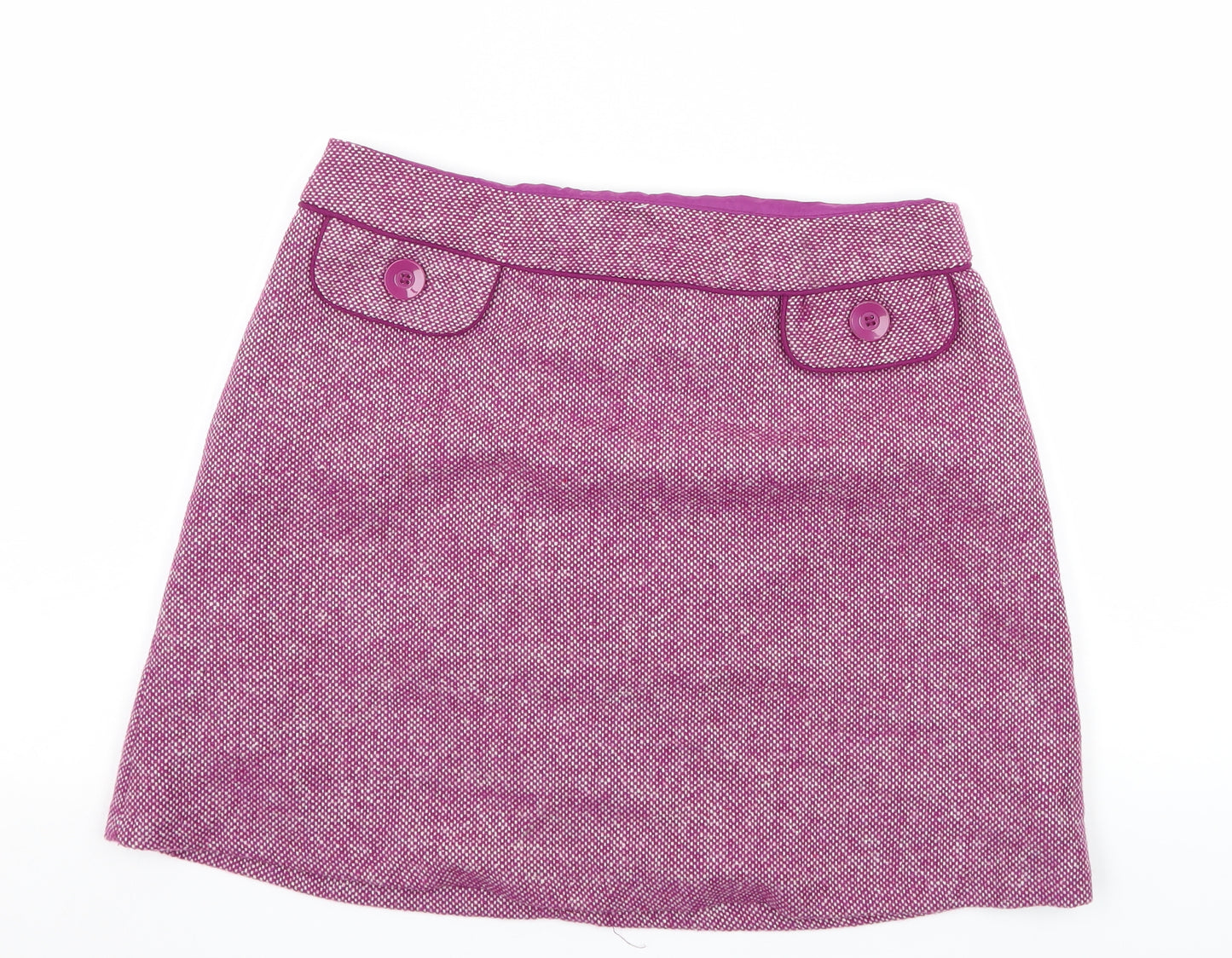 Preworn Womens Purple   A-Line Skirt Size 28 in