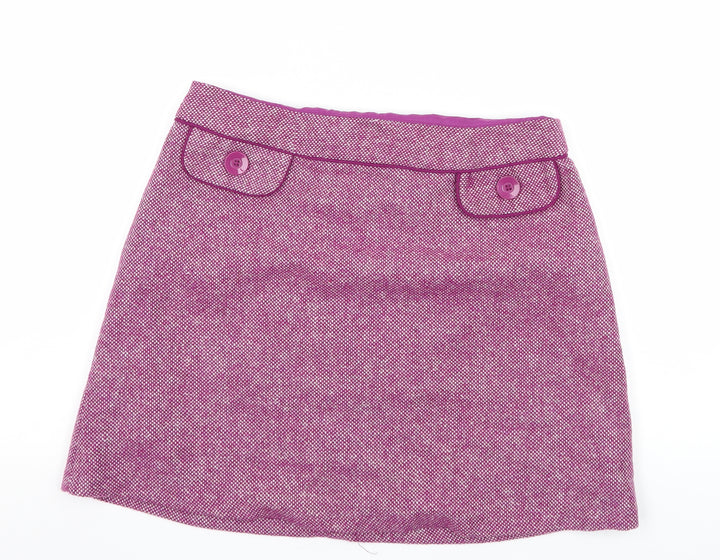 Preworn Womens Purple   A-Line Skirt Size 28 in