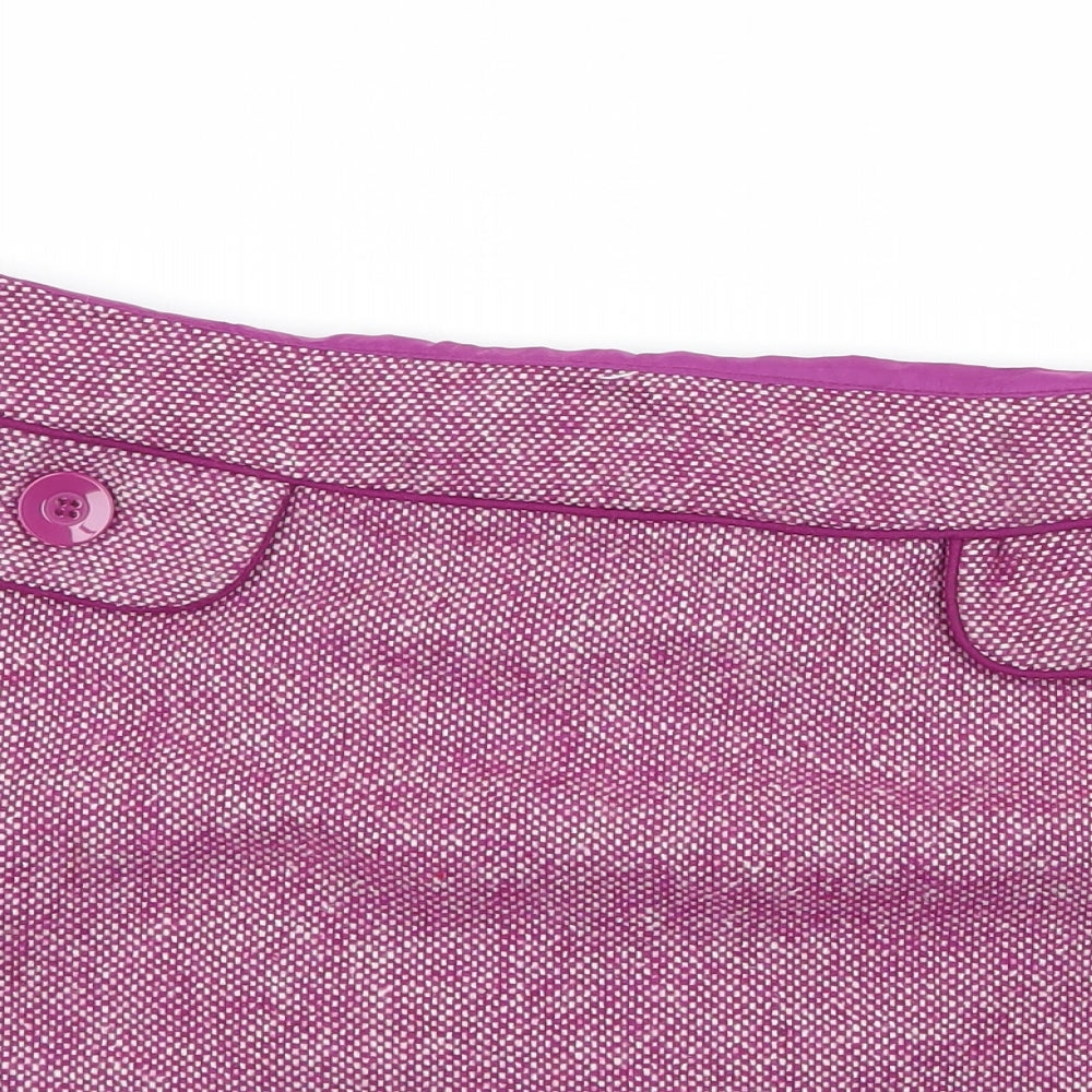 Preworn Womens Purple   A-Line Skirt Size 28 in
