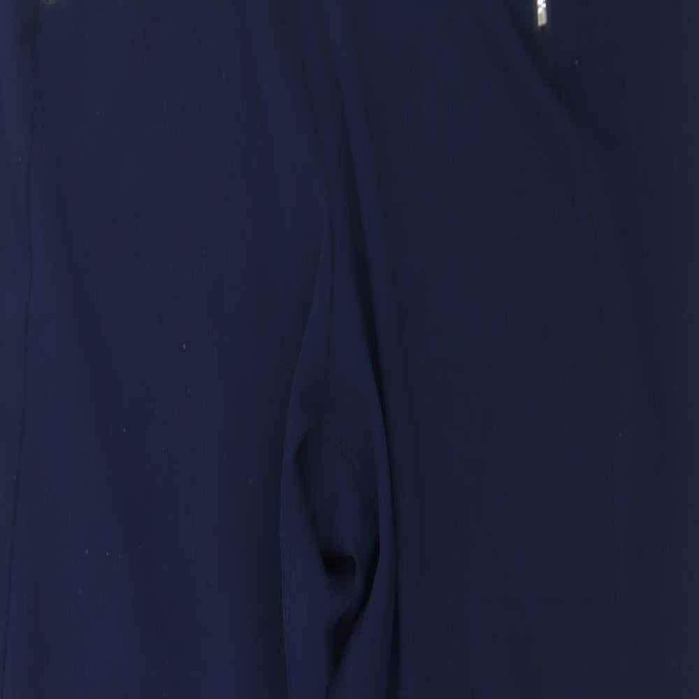 Kim & Co Womens Blue   Trousers  Size XL L28 in