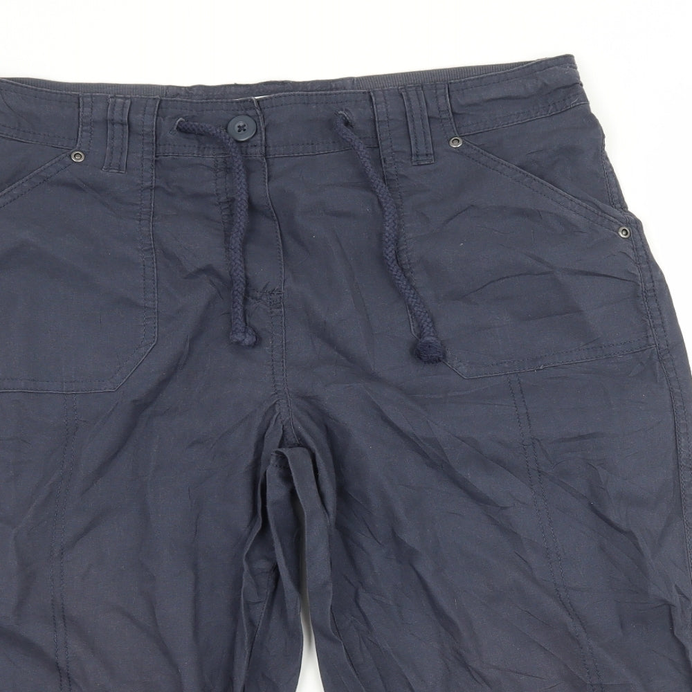 BHS Womens Blue   Bermuda Shorts Size 12