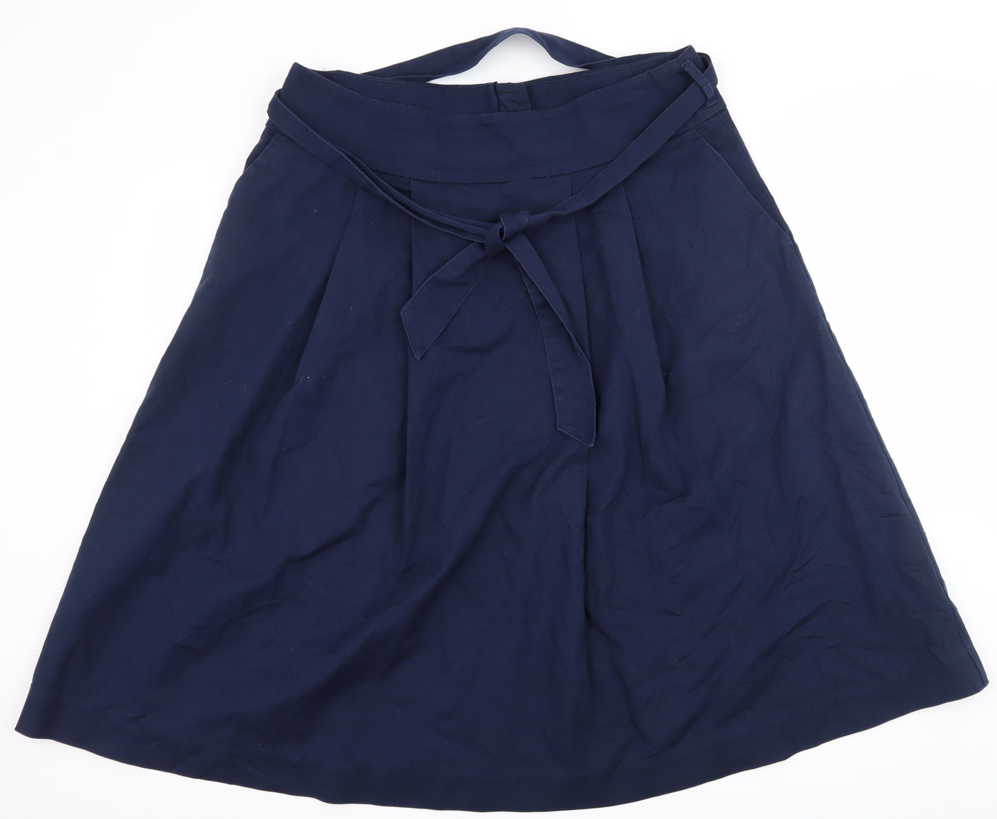 Marks and Spencer Womens Blue   Flare Skirt Size 18
