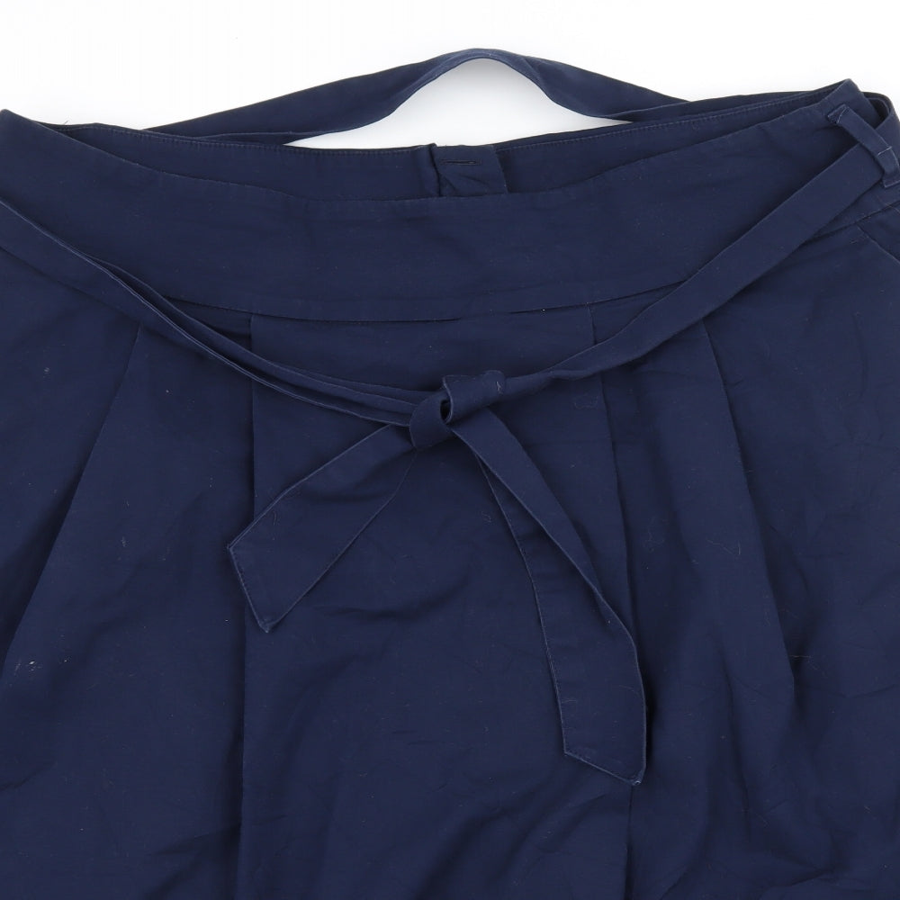 Marks and Spencer Womens Blue   Flare Skirt Size 18
