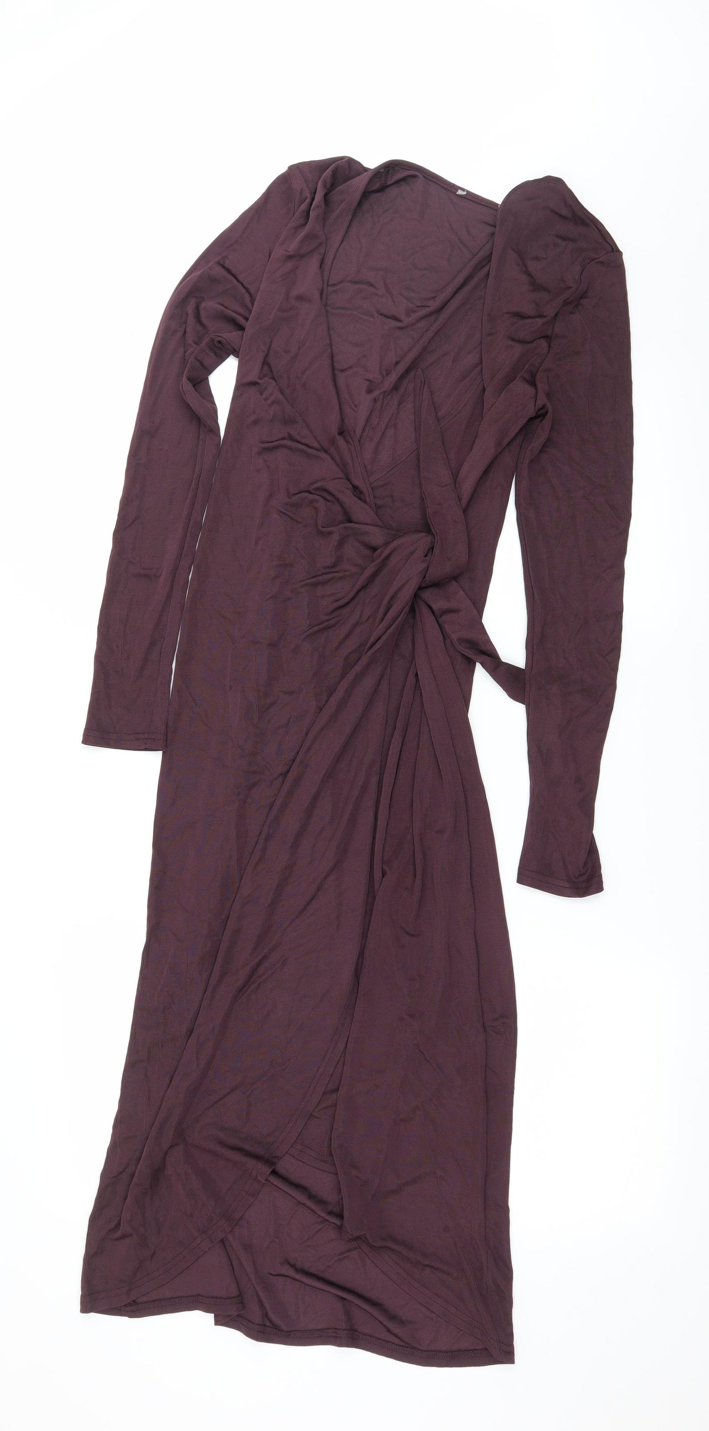 Me & Thee Womens Red   Wrap Dress  Size 12  - Tie Detail