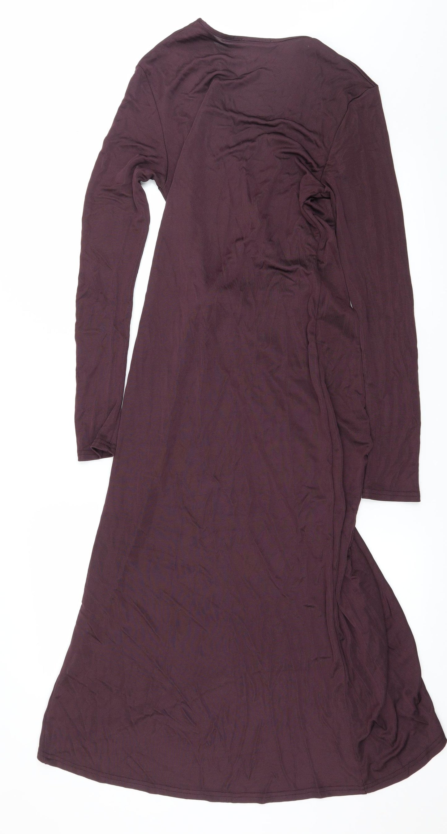 Me & Thee Womens Red   Wrap Dress  Size 12  - Tie Detail