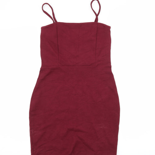 Boohoo Womens Purple   Bodycon  Size 10