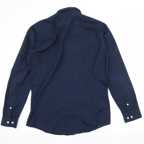 H&M Mens Blue    Button-Up Size M
