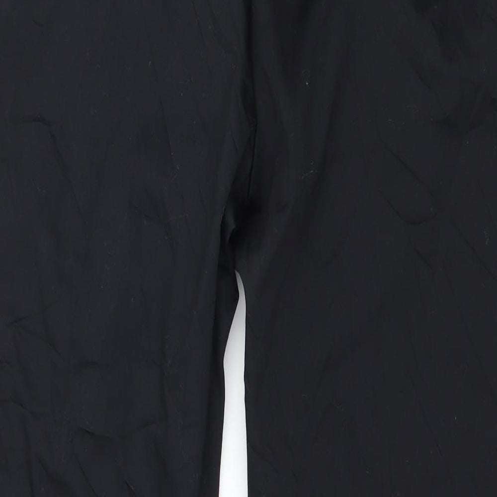 Marks and Spencer Womens Black   Trousers  Size 14 L25 in