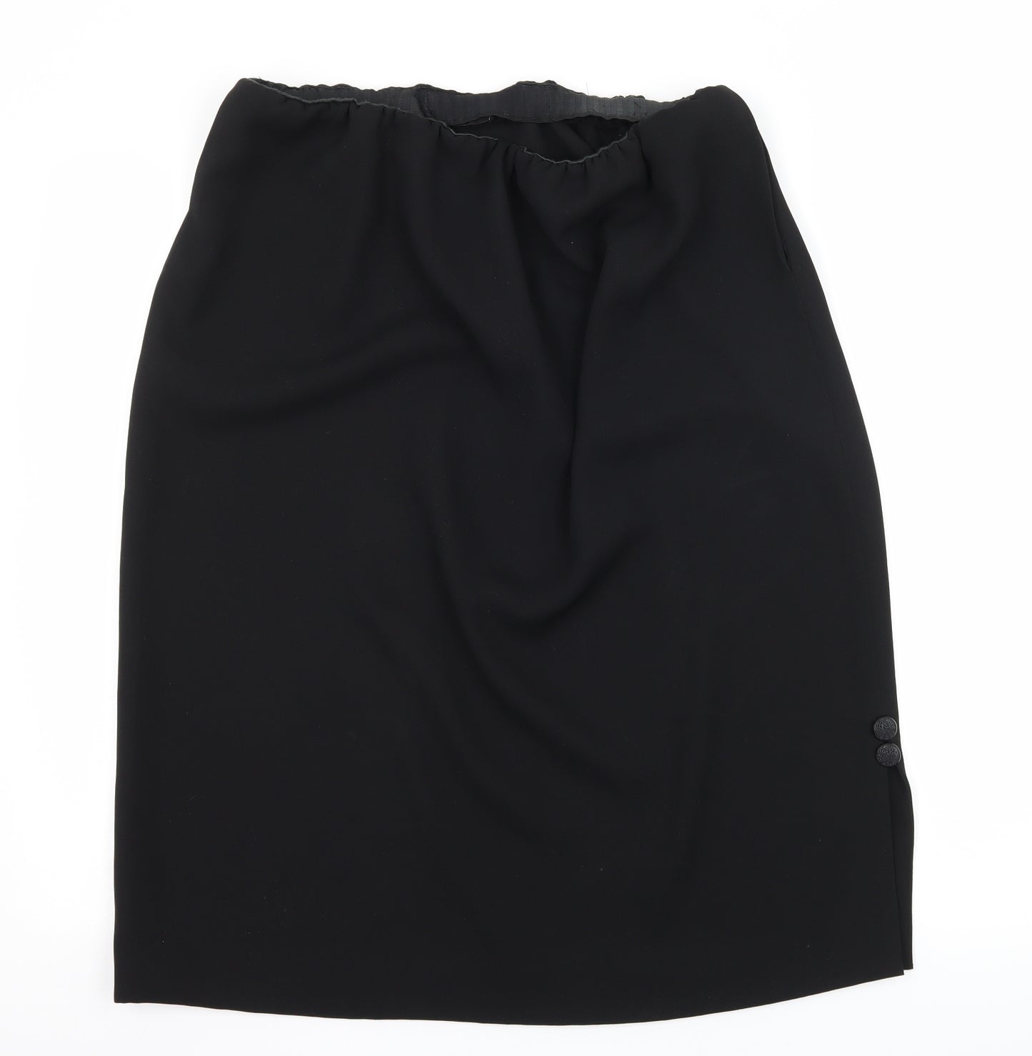 Frank Usher Womens Black   A-Line Skirt Size 36 in