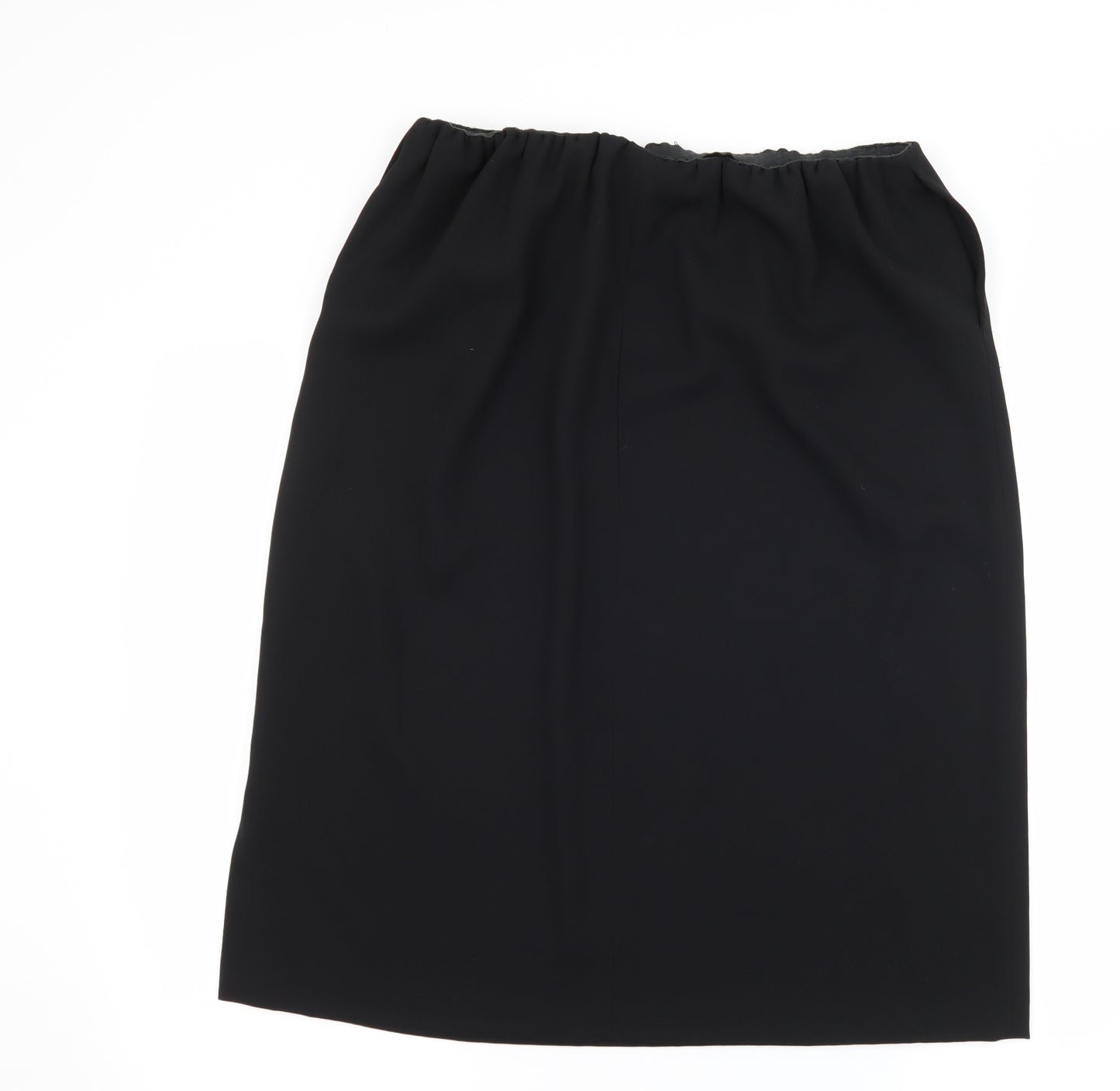 Frank Usher Womens Black   A-Line Skirt Size 36 in