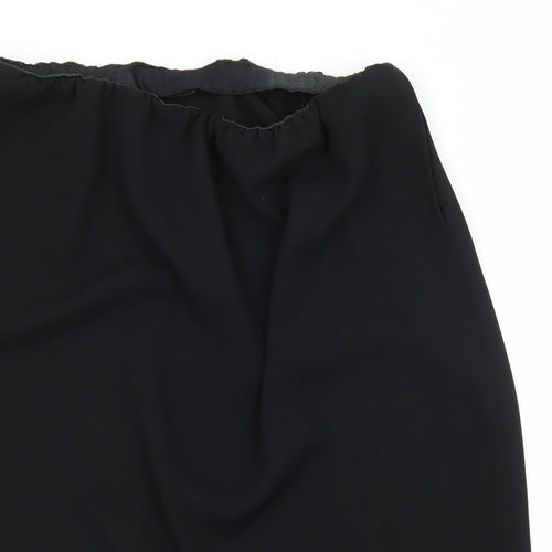Frank Usher Womens Black   A-Line Skirt Size 36 in