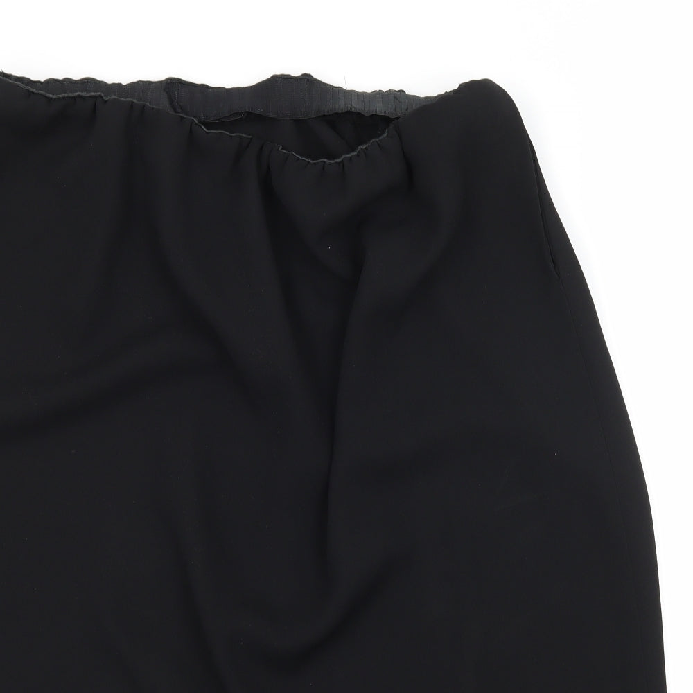 Frank Usher Womens Black   A-Line Skirt Size 36 in