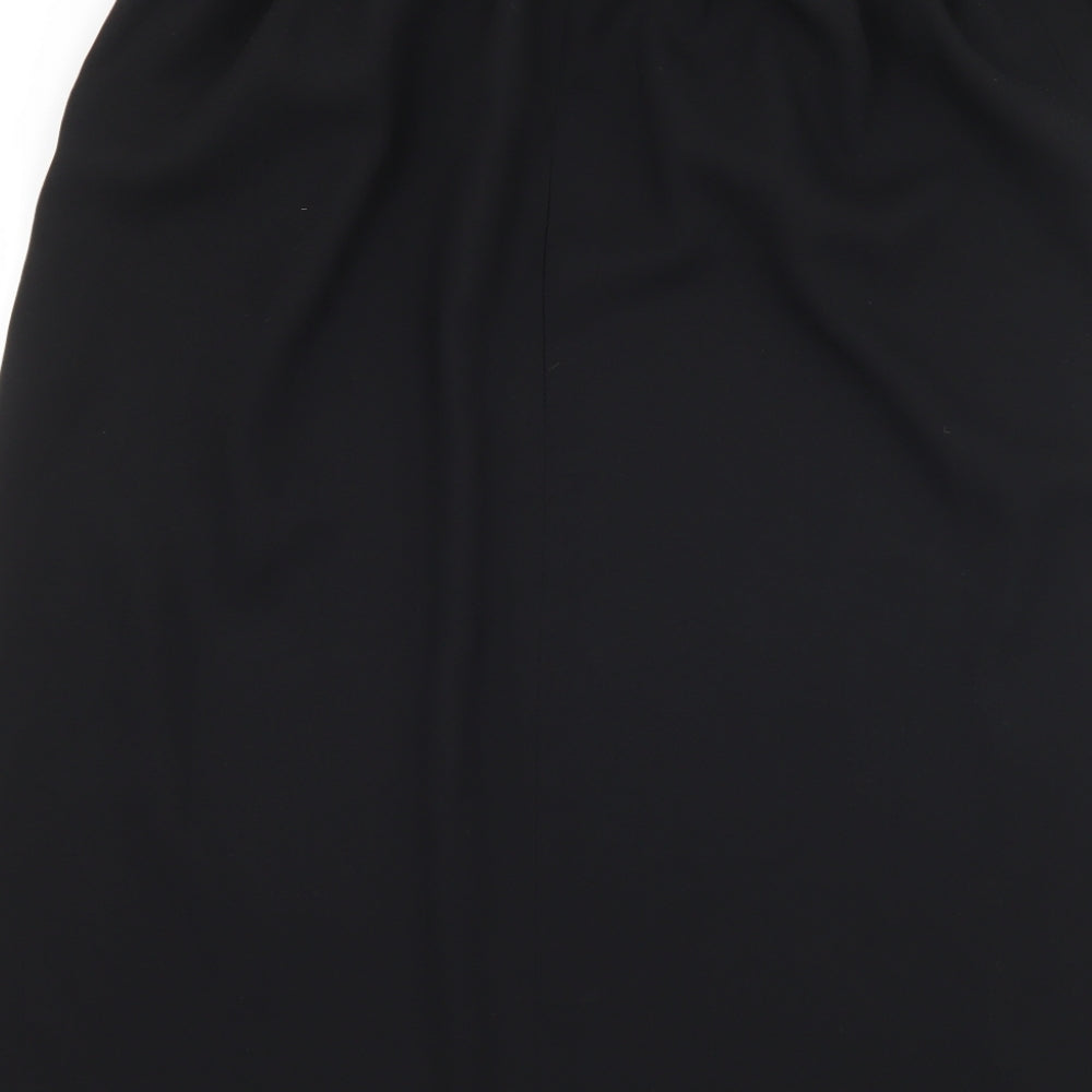 Frank Usher Womens Black   A-Line Skirt Size 36 in