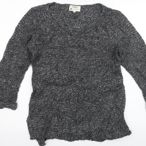 NEXT Womens Grey  Knit Pullover Jumper Size 8