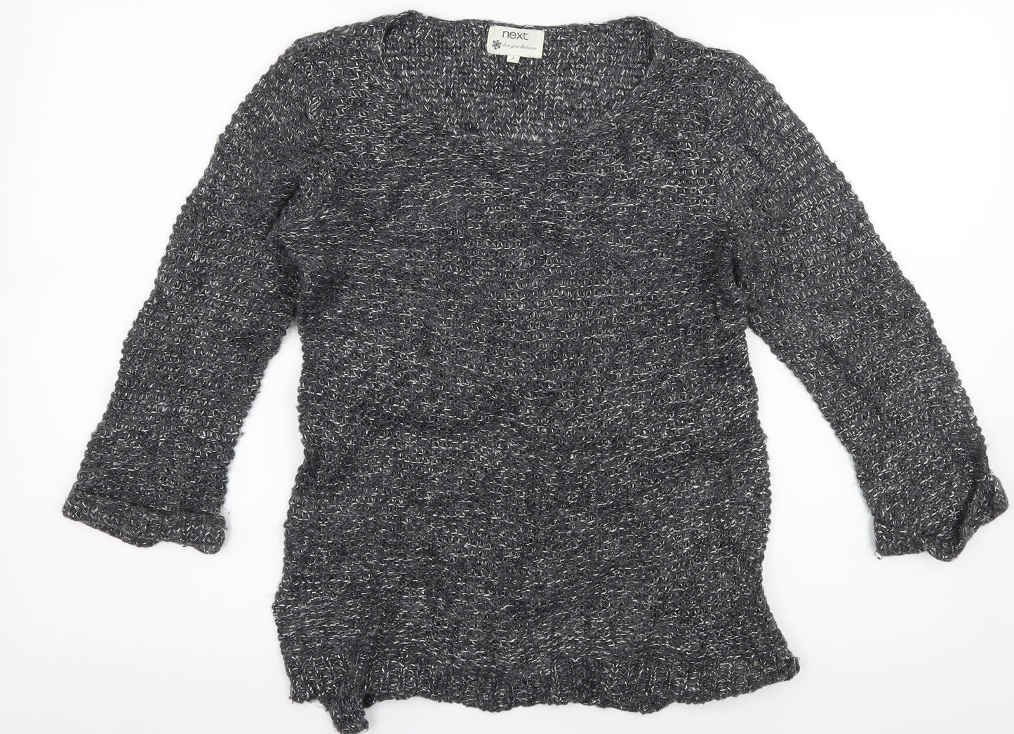 NEXT Womens Grey  Knit Pullover Jumper Size 8