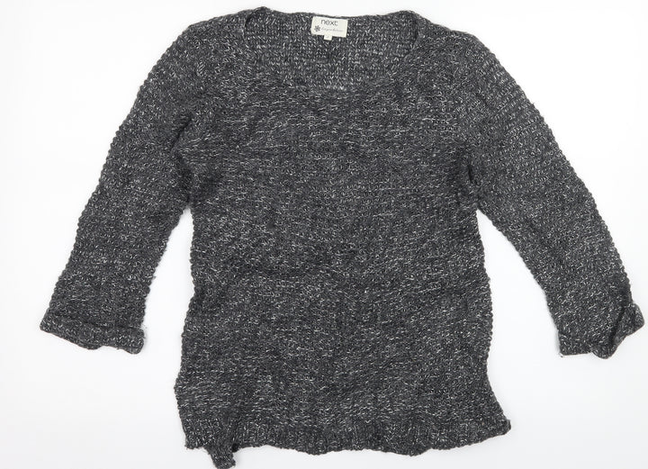 NEXT Womens Grey  Knit Pullover Jumper Size 8