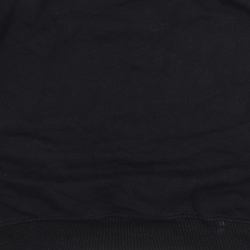 Cedar Wood State Mens Black  Jersey Pullover Sweatshirt Size L
