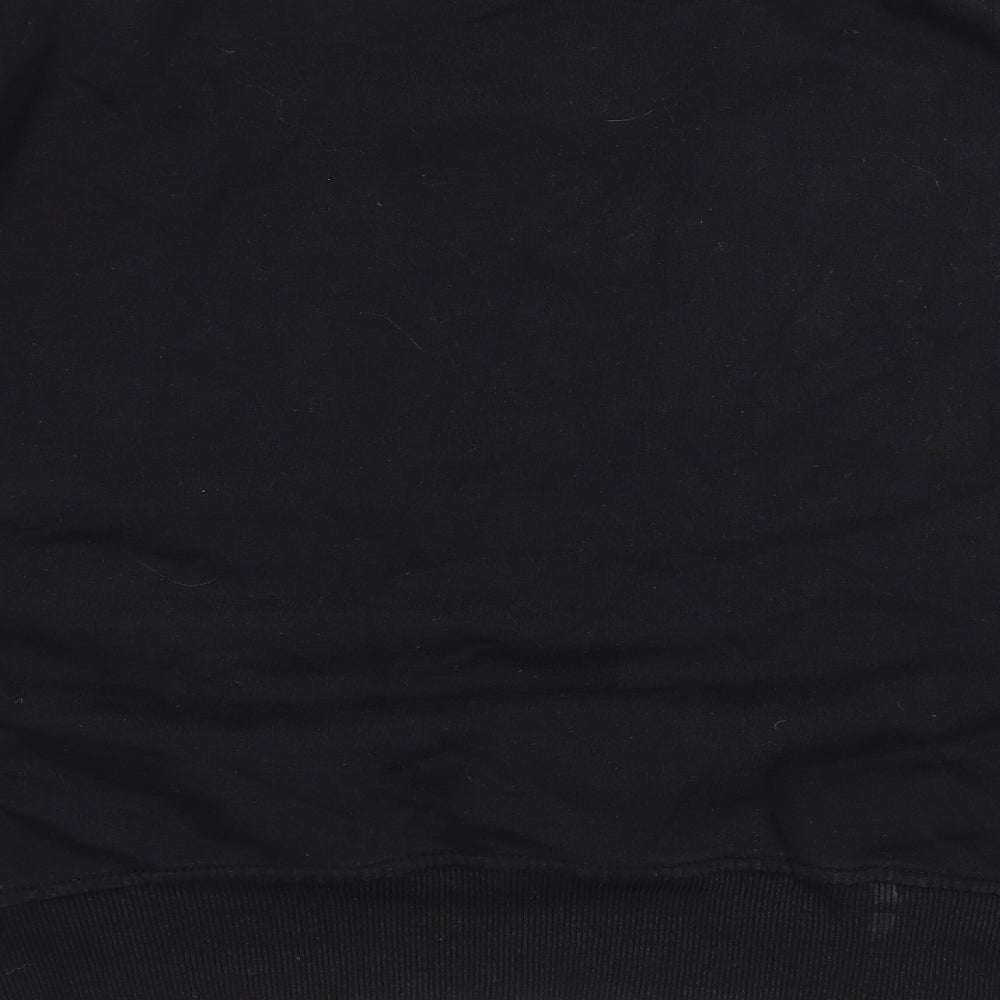 Cedar Wood State Mens Black  Jersey Pullover Sweatshirt Size L
