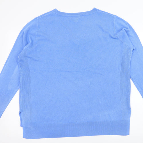 Primark Womens Blue  Knit Pullover Jumper Size 18
