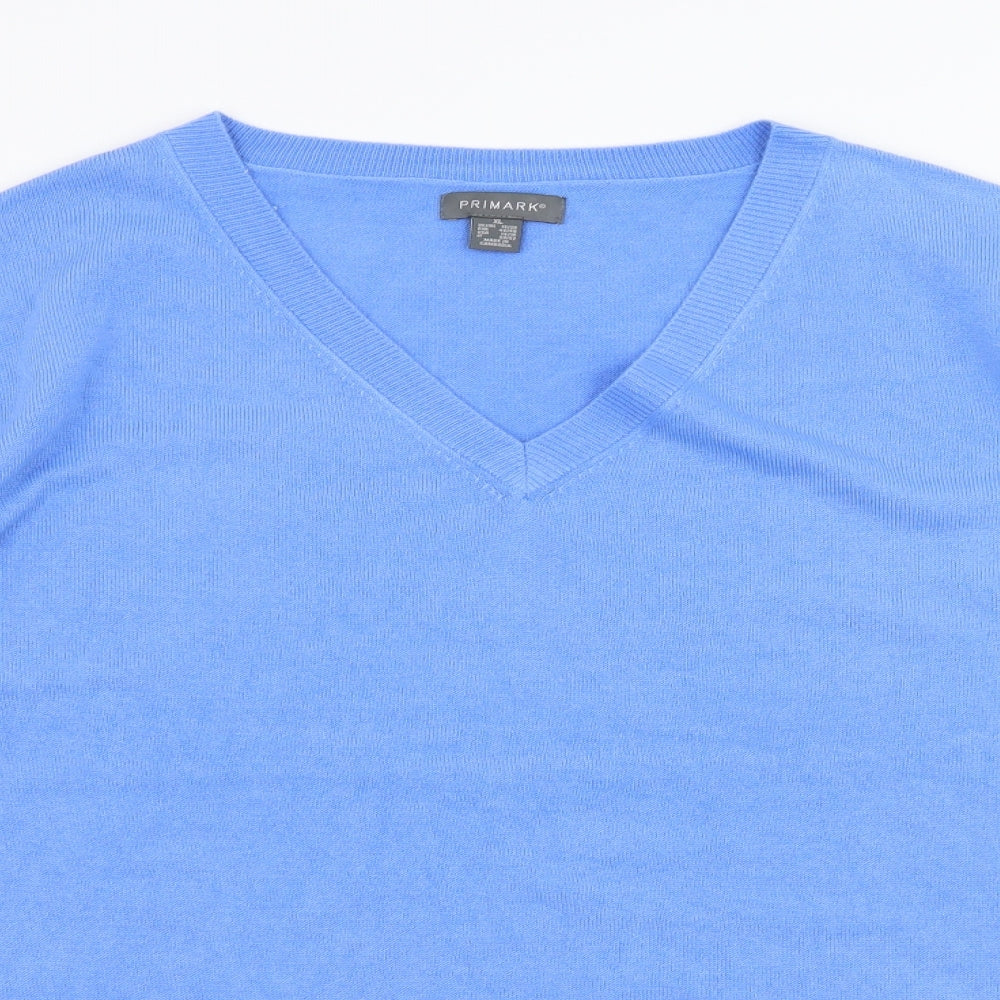 Primark Womens Blue  Knit Pullover Jumper Size 18