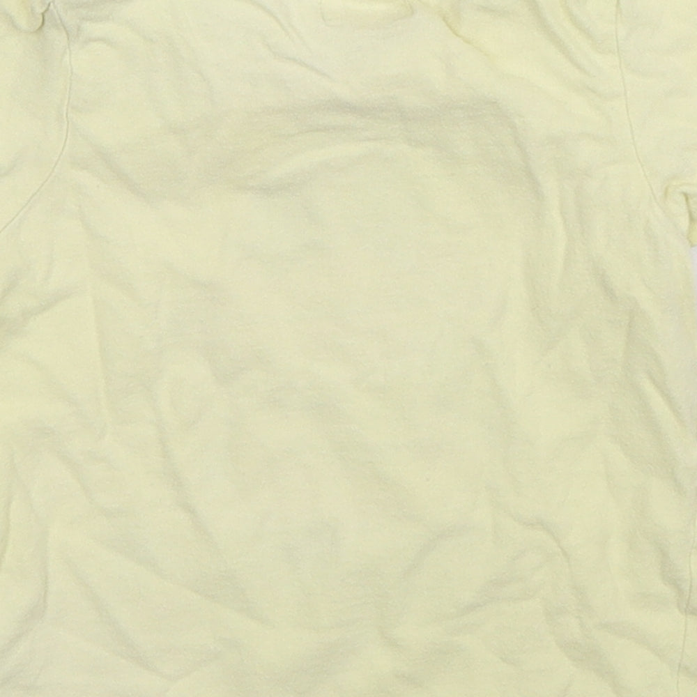 M&Co Girls Yellow   Basic T-Shirt Size 2-3 Years