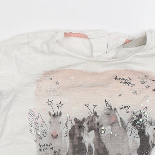 NEXT Baby White   Basic T-Shirt Size 9-12 Months